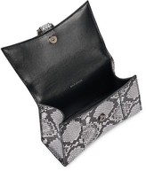 Thumbnail for your product : Balenciaga XS Hourglass Snakeskin-Embossed Leather Top Handle Bag