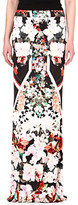 Thumbnail for your product : Roberto Cavalli Floral-print silk maxi skirt