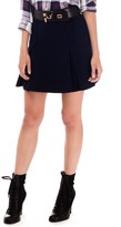 Thumbnail for your product : Carven Navy Nautical Skirt with Pleats