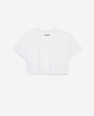 The Kooples Floaty white top with Puma logo