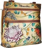 Thumbnail for your product : Anuschka Crossbody with Front RFID Built in Wallet 651 (Caribbean Garden) Cross Body Handbags