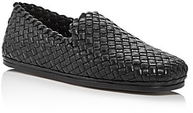 Bottega Veneta Men's Woven Leather Loafers - ShopStyle