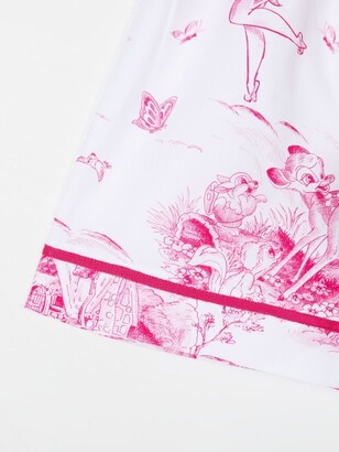 MonnaLisa Jouy-print cotton shorts