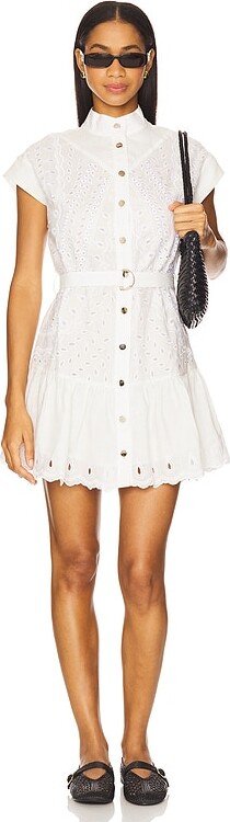 Karina Grimaldi Aruba Embroidered Dress