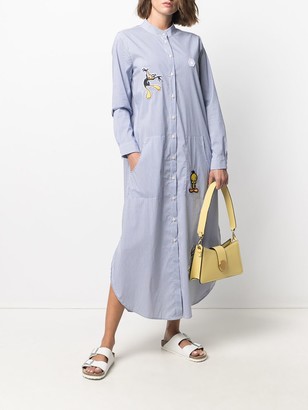 Moa Master Of Arts Looney Tunes patch shirt dress