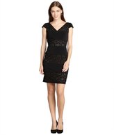 Thumbnail for your product : Andrew Marc black and nude lace detailed sleeveless v-nevk dress