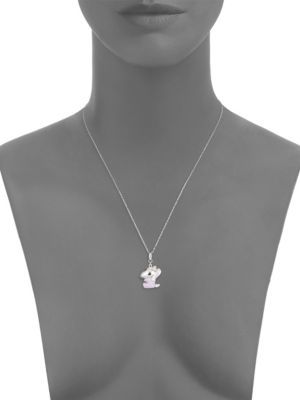 Swarovski Crystal Studded Pendant Necklace