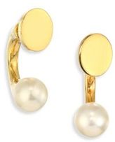 Thumbnail for your product : Chloé Darcey Faux-Pearl Ear Jacket & Stud Earrings Set
