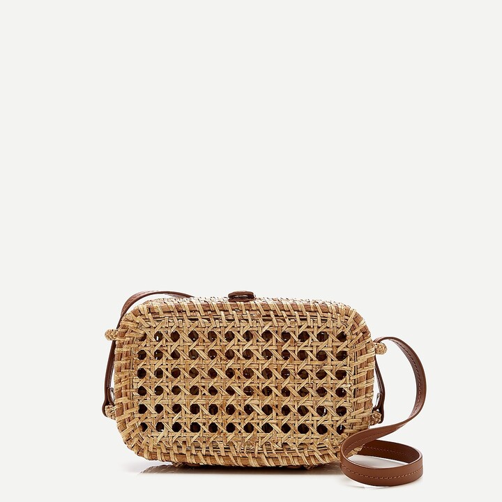 J.Crew Wicker crossbody bag ShopStyle