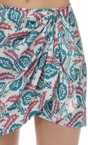 Thumbnail for your product : Isabel Marant Renzia Printed Silk Mini Skirt
