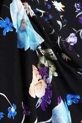 3.1 Phillip Lim Floral-print Silk Crepe De Chine And Crinkled Chiffon Dress