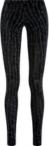 Thumbnail for your product : Vivienne Westwood Witches glittered stretch-jersey leggings