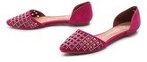 Thumbnail for your product : Jeffrey Campbell In Love Studded d'Orsay Flats