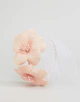 Thumbnail for your product : ASOS Occasion Flower Veil Headband