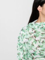 Thumbnail for your product : yuhan wang Pine Print High Neck Dress