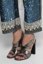 Thumbnail for your product : Ashish Sequined distressed low-rise boyfriend jeans