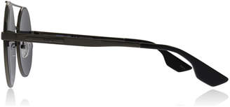 McQ MQ0092S Sunglasses Ruthenium / Grey 001 59mm