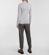 Thumbnail for your product : Brunello Cucinelli Cashmere-blend turtleneck sweater