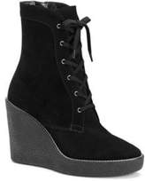 Thumbnail for your product : Aquatalia Viviann Suede Lace-Up Wedge Booties
