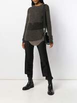 Thumbnail for your product : Rick Owens Striped Long Sleeve Jumper