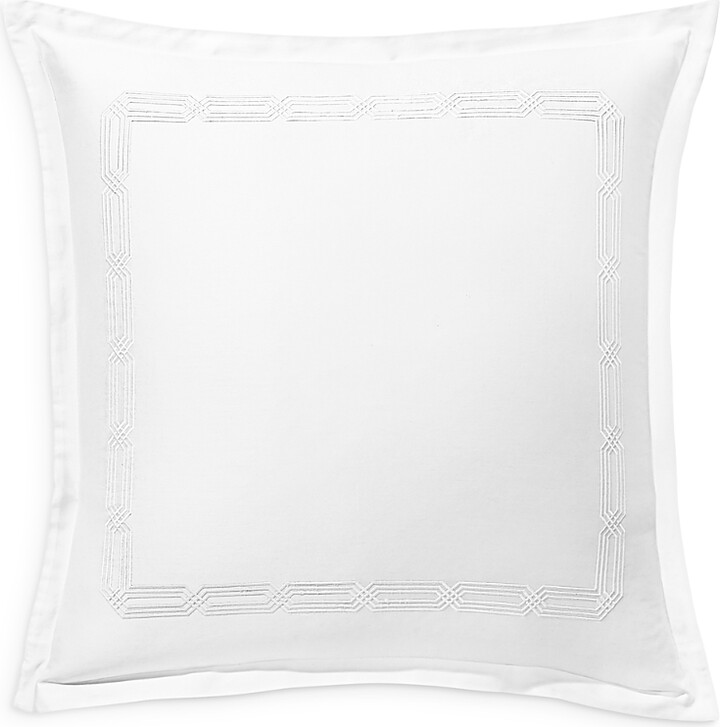 Hudson Park Collection Italian Tivoli Embroidered Euro Sham Pair - Exclusive