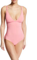 Thumbnail for your product : Gottex Au Natural V-Neck Adjustable Strap One-Piece Swimsuit