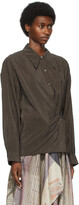 Thumbnail for your product : Lemaire SSENSE Exclusive Taupe Twisted Shirt