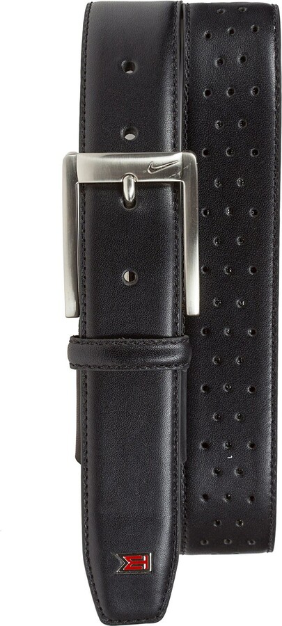 'Tiger Woods' Mesh Leather Belt