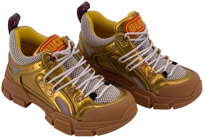 gucci flashtrek gold