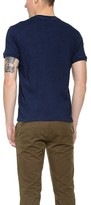 Thumbnail for your product : Vince Indigo Knit Short Sleeve Henley