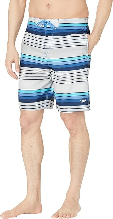 Speedo Thruway Stripe Bondi 20 Boardshorts (Grey) Men's Swimwear - ShopStyle