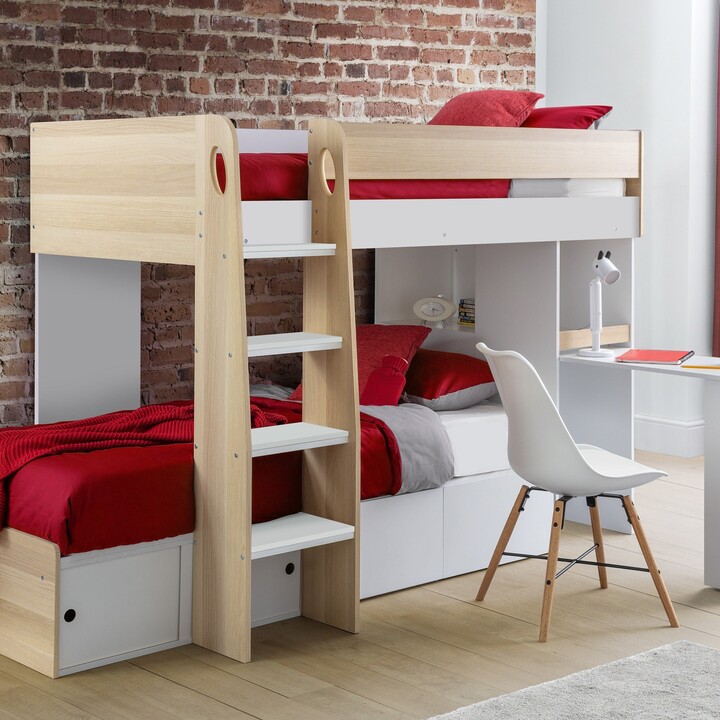 Dunelm Eclipse Bunk Bed Oak (Brown) ShopStyle