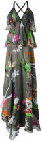 Blumarine - robe longue à fleurs - women - Soie/Spandex/Elasthanne/Polyimide - 42
