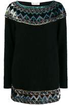 Thumbnail for your product : Alberta Ferretti sequins embellished jumper