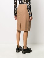 Thumbnail for your product : Maison Martin Margiela Pre-Owned 1990s Pleated Front Straight Skirt