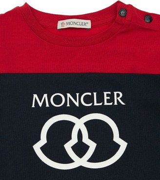 Moncler Printed Cotton Jersey T-shirt