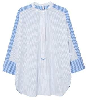 MANGO Striped cotton shirt