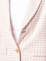 Thumbnail for your product : Rosetta Getty Checked Fitted Jacket