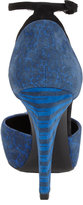 Thumbnail for your product : Proenza Schouler Layered Ankle-Strap Platform Pumps