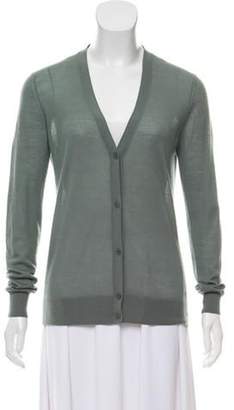 Loro Piana Cashmere Button-Up Cardigan green Cashmere Button-Up Cardigan