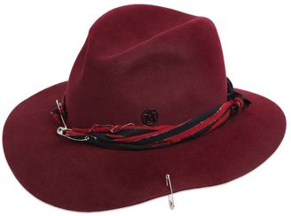 Maison Michel Henrietta Safety Pin Rabbit Fur Felt Hat