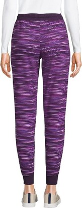 Lands' End Women's Petite Serious Sweats Ankle Jogger Pants - X-Large -  Blackberry/Violet Space Dye - ShopStyle