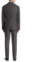 Thumbnail for your product : Brunello Cucinelli Flannel Stripe Silk Blend Suit