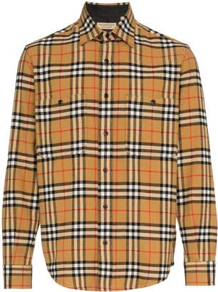 Burberry Flannel Vintage Checked Shirt