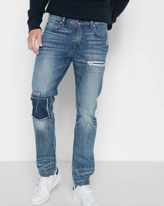 7 For All Mankind Adrien Slim Tapered with Clean Pocket and Heel Drag in Redemption