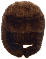 Thumbnail for your product : Yves Salomon Brown Fur Hat
