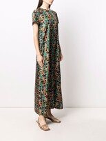 Thumbnail for your product : La DoubleJ Abstract-Print Silk Maxi Dress