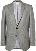 Thumbnail for your product : Band Of Outsiders Black and Off-White Houndstooth Wool Suit Jacket