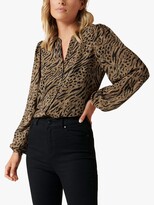 Thumbnail for your product : Forever New Milly Animal Print Blouse, Multi