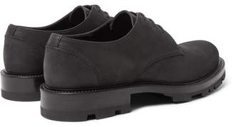 Jil Sander Nubuck Derby Shoes - Black